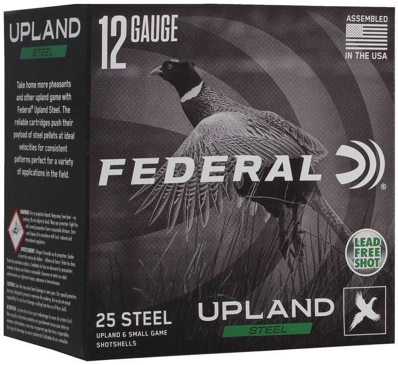 Upland Steel, 12 Gauge, 5 Shot, 2-3/4 in, 1 1/8 oz, 1400 fps