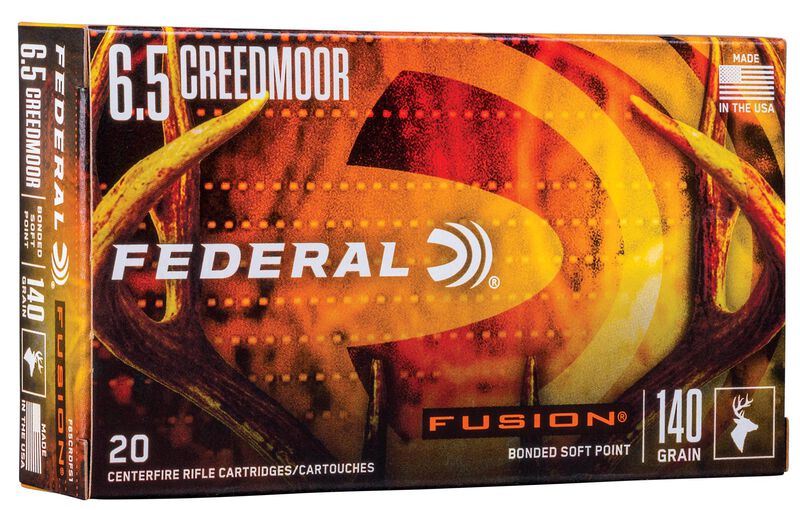 Fusion Rifle, 6.5 Creedmoor, 140 Grain, Fusion Soft Point, 2725 fps