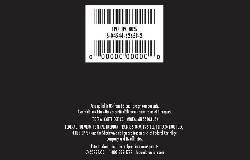 Prairie Storm FS Steel, 12 Gauge, 4 Shot, 3 in, 1 1/8 oz, 1600 fps