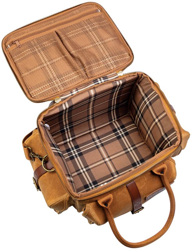 Premium Range Bag, Tan, Waxed Canvas