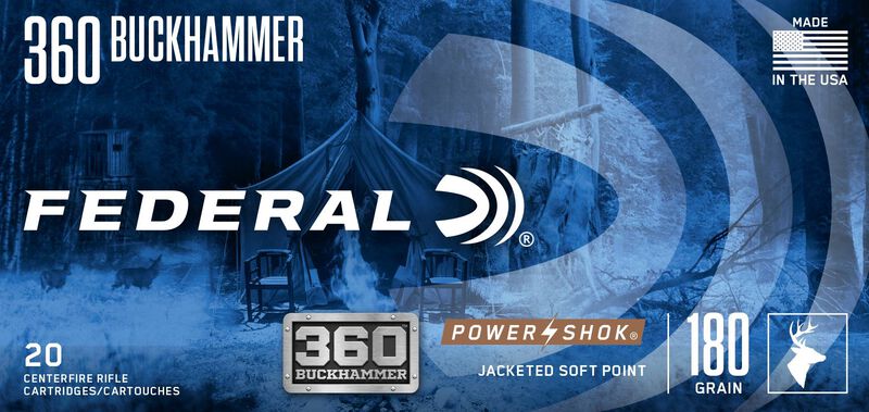 Power-Shok Rifle, 360 Buckhammer, 180 Grain, Soft Point, 2375 fps
