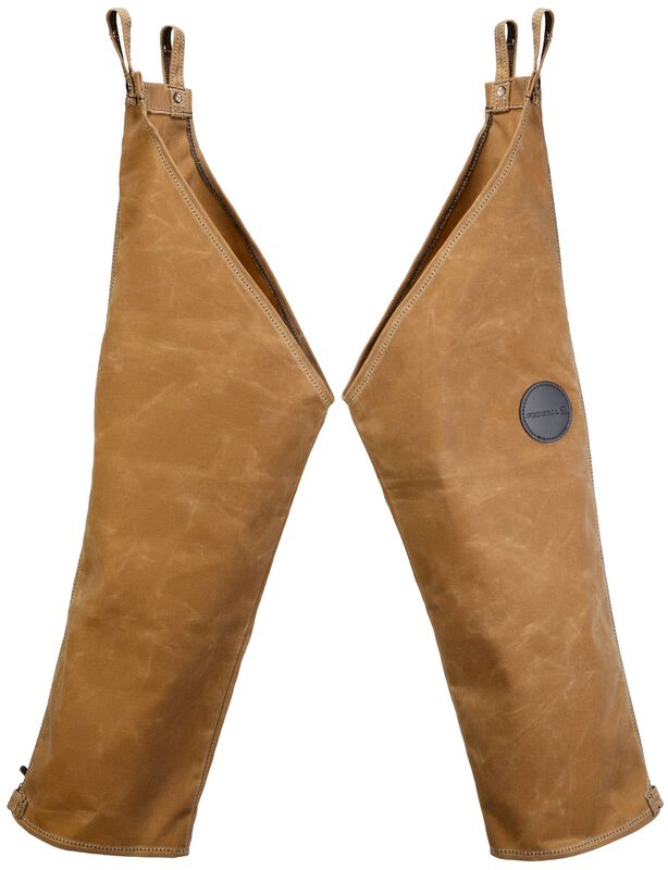 Federal/Duluth Pack Chaps, Khaki, Waxed Canvas