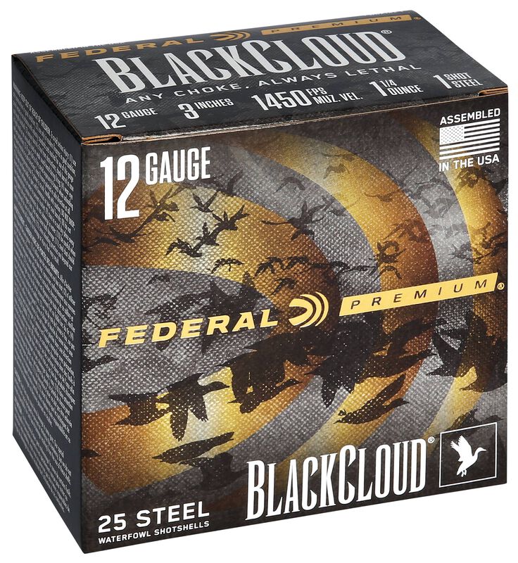 Black Cloud FS Steel, 12 Gauge, 1 Shot, 3 in, 1 1/4 oz, 1450 fps