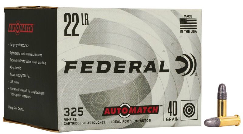 Champion Training - Rimfire, 22 LR, 40 Grain, Lead Round Nose, 1200 fps