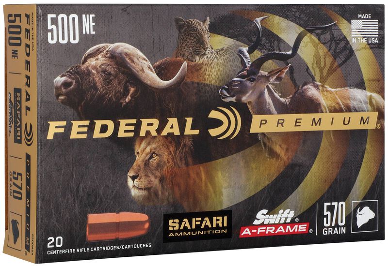 Safari Swift A-Frame, 500 Nitro Express, 570 Grain, Swift A-Frame, 2100 fps