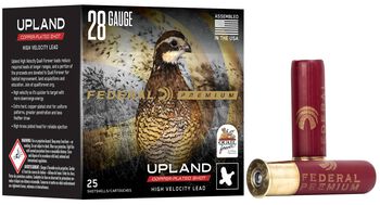 Upland Quail Forever High Velocity, 28 Gauge, 7.5 Shot, 2-3/4 in, 3/4 oz, 1295 fps