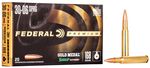 Gold Medal Sierra MatchKing, 30-06 Springfield, 168 Grain, Sierra Matchking Boat-Tail Hollow Point, 2700 fps