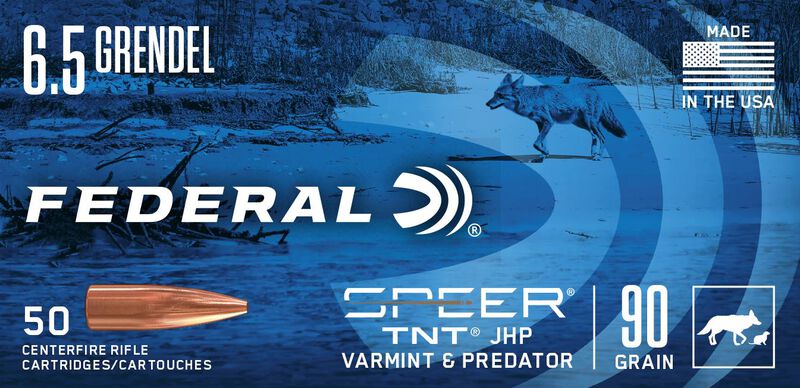 Varmint &amp; Predator, 6.5 Grendel, 90 Grain, Speer TNT Jacketed Hollow Point, 3000 fps