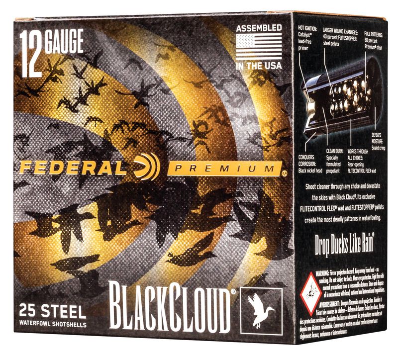 Black Cloud FS Steel, 12 Gauge, 1 Shot, 3 in, 1 1/4 oz, 1450 fps