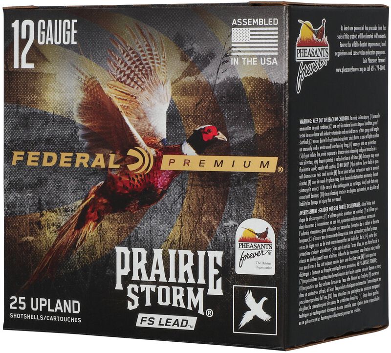 Prairie Storm FS Lead, 12 Gauge, 5 Shot, 3 in, 1 5/8 oz, 1350 fps