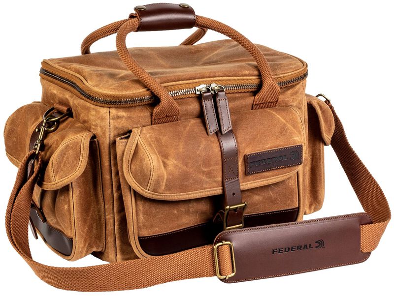 Premium Range Bag, Tan, Waxed Canvas