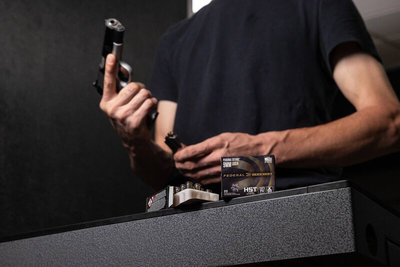 Personal Defense HST, 9mm Luger, 147 Grain, HST Jacketed Hollow Point, 1000 fps