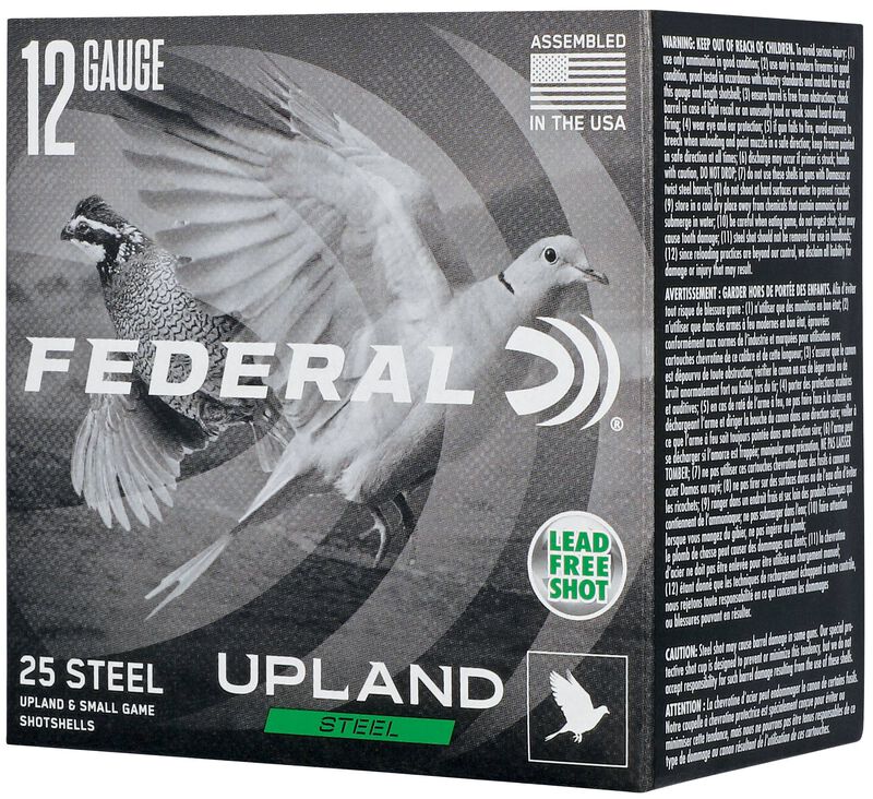 Upland Steel, 12 Gauge, 6 Shot, 2-3/4 in, 1 oz, 1375 fps