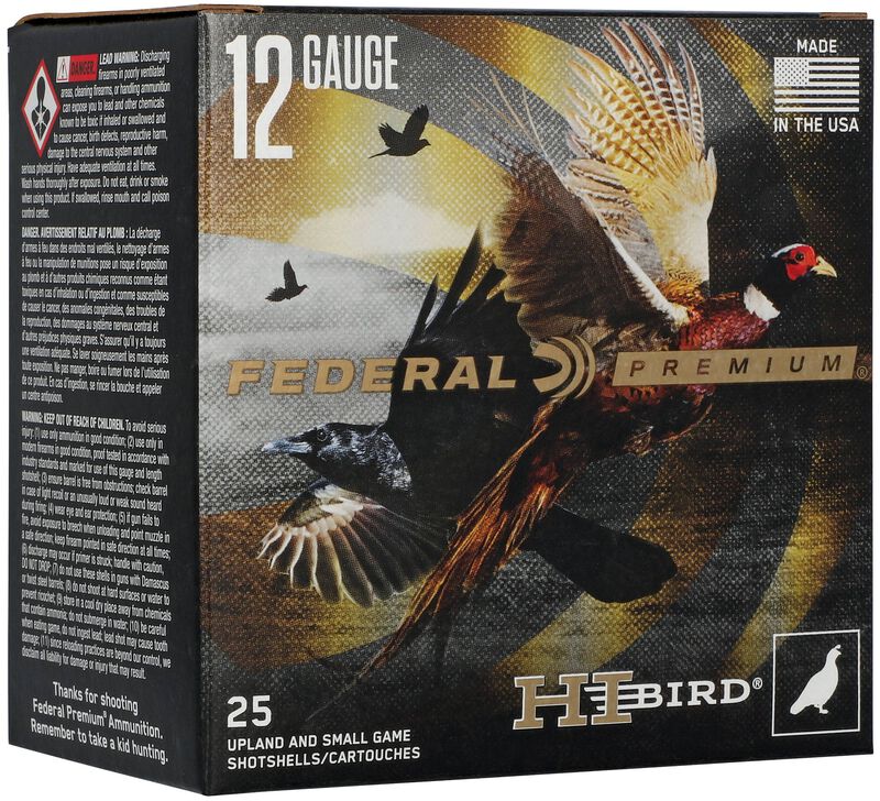 HI-BIRD, 12 Gauge, 5 Shot, 2-3/4 in, 1 1/4 oz, 1330 fps