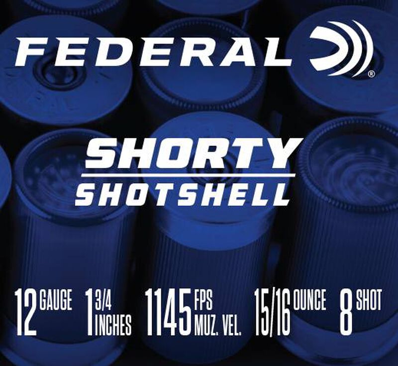 Shorty Shells, 12 Gauge, 8 Shot, 1-3/4 in, 15/16 oz, 1145 fps