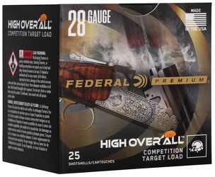 High Over All, 28 Gauge, 8.5 Shot, 2-3/4 in, 3/4 oz, 1250 fps