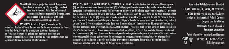 Power-Shok Rifle, 360 Buckhammer, 180 Grain, Soft Point, 2375 fps