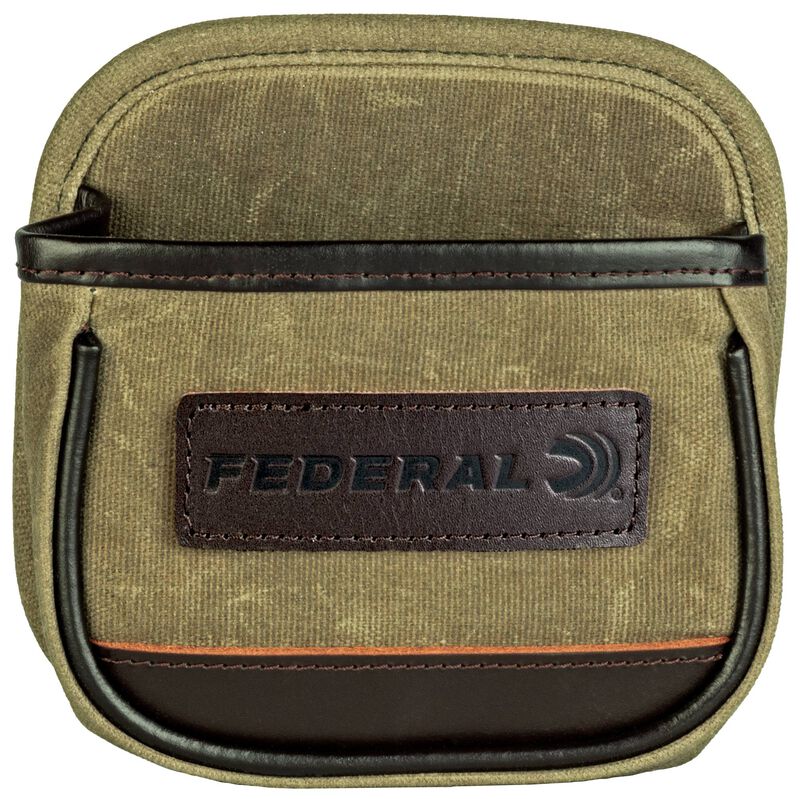 Premium Single Box Pouch, Olive Drab, Waxed Canvas