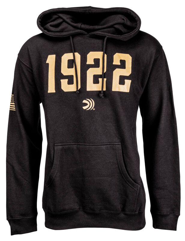 Federal 1922 Hoodie, Black, Small