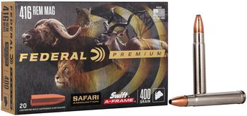 Safari Swift A-Frame, 416 Rem Magnum, 400 Grain, Swift A-Frame, 2400 fps