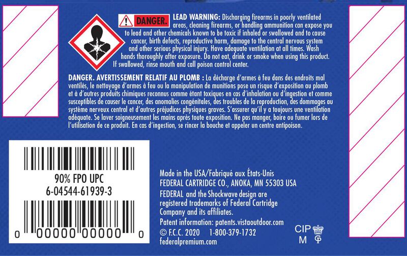 Power-Shok Buckshot, 12 Gauge, 00 Buck Shot, 2-3/4 in, 1325 fps