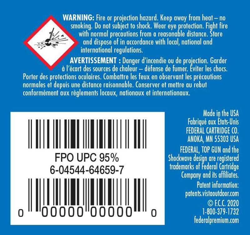 Top Gun, 410 Bore, 7.5 Shot, 2-1/2 in, 1/2 oz, 1330 fps