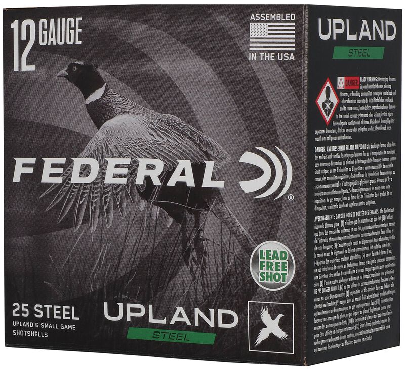 Upland Steel, 12 Gauge, 5 Shot, 2-3/4 in, 1 1/8 oz, 1400 fps