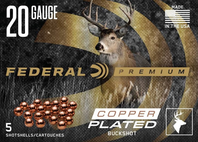 Buckshot, 20 Gauge, 3 Buck Shot, 2-3/4 in, 1175 fps