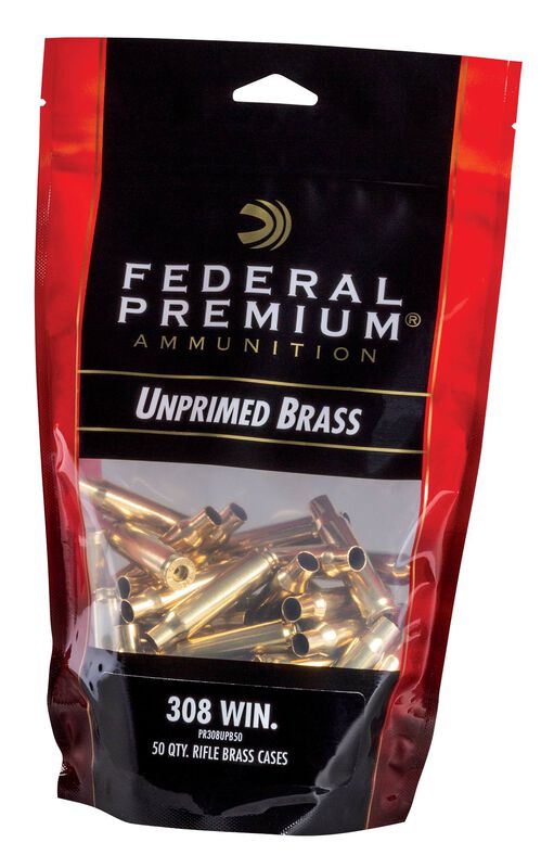 Unprimed Brass-Rifle, 308 Win