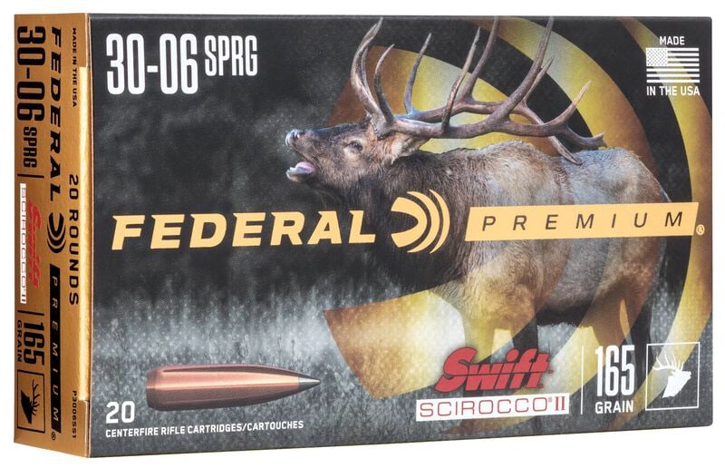 Swift Scirocco II, 30-06 Springfield, 165 Grain, Swift Scirocco, 2800 fps