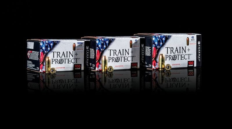 Train + Protect, 40 S&amp;W, 180 Grain, Jacketed Hollow Point, 1000 fps