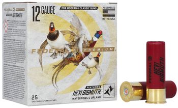 Premium HEVI-Bismuth, 12 Gauge, 4 Shot, 3 in, 1 3/8 oz, 1450 fps