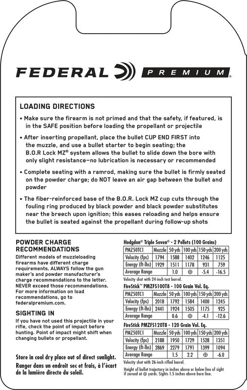 Trophy Copper Muzzleloader Bullet, .50, 270 Grain
