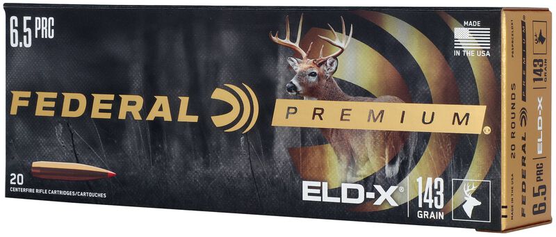 ELD-X, 6.5 PRC, 143 Grain, ELD-X, 2900 fps