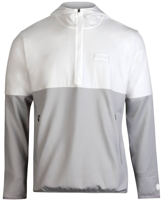 Federal/Waggle 1/2 Zip Hoodie Gray