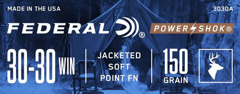 Power-Shok Rifle, 30-30 Win, 150 Grain, Jacketed Soft Point, 2390 fps