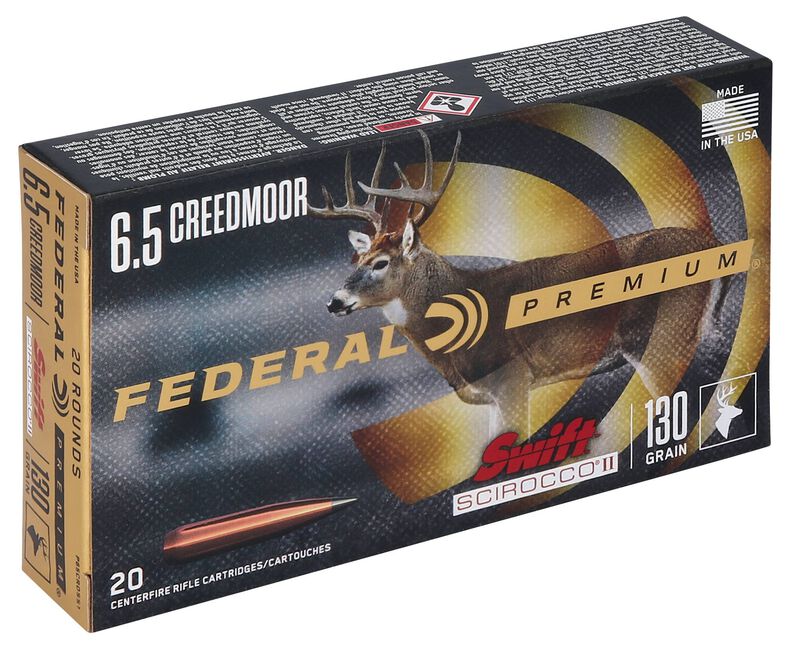 Swift Scirocco II, 6.5 Creedmoor, 130 Grain, Swift Scirocco, 2800 fps