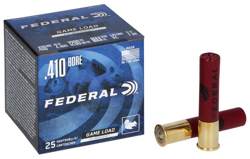 Game Load Upland Hi-Brass, 410 Bore, 7.5 Shot, 2-1/2 in, 1/2 oz, 1200 fps