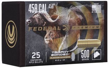 Trophy Bonded Sledgehammer Solid Component Bullet, .458, 500 Grain