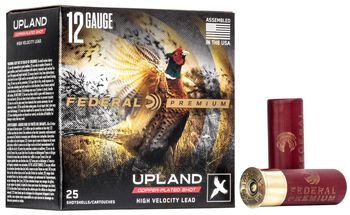 Upland High Velocity, 12 Gauge, 4 Shot, 2-3/4 in, 1 1/8 oz, 1500 fps