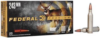 Nosler Partition, 243 Win, 100 Grain, Nosler Partition, 2850 fps