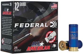 All-American, 12 Gauge, 7.5 Shot, 2-3/4 in, 1 1/8 oz, 1250 fps