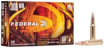 Fusion Rifle, 308 Win, 150 Grain, Fusion Soft Point, 2820 fps