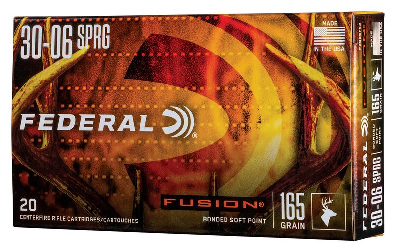 Fusion Rifle, 30-06 Springfield, 165 Grain, Fusion Soft Point, 2790 fps