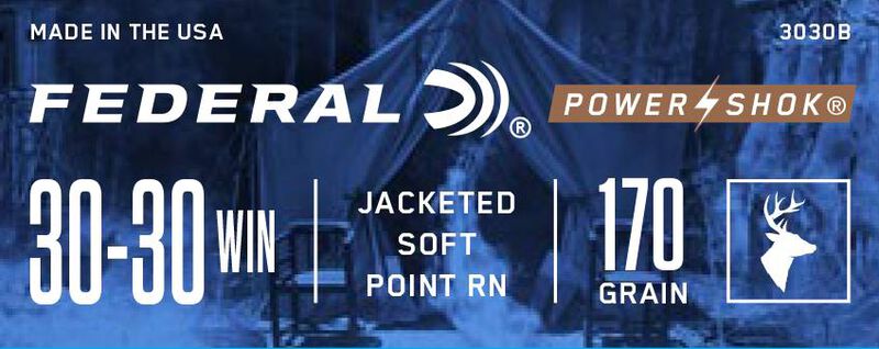Power-Shok Rifle, 30-30 Win, 170 Grain, Jacketed Soft Point, 2200 fps
