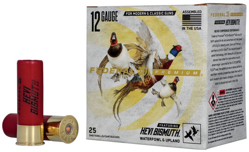 Premium HEVI-Bismuth, 12 Gauge, 5 Shot, 3 in, 1 3/8 oz, 1450 fps