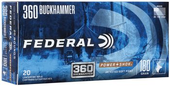 Power-Shok Rifle, 360 Buckhammer, 180 Grain, Soft Point, 2375 fps