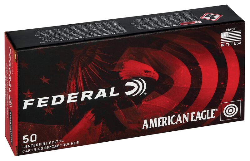 American Eagle Handgun, 380 Auto, 95 Grain, Full Metal Jacket, 980 fps