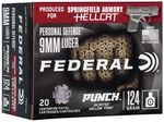 Personal Defense Punch Hellcat, 9mm Luger, 124 Grain, Jacketed Hollow Point, 1070 fps