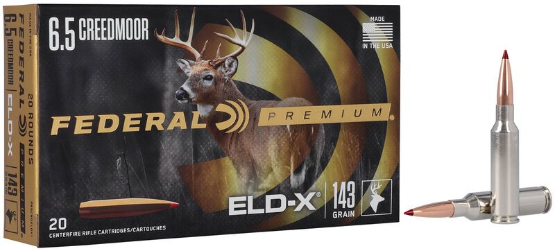 ELD-X, 6.5 Creedmoor, 143 Grain, ELD-X, 2700 fps